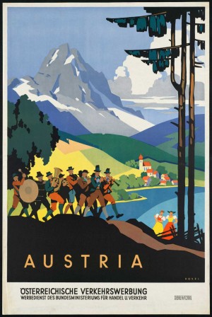 Austira Vintage Travel Poster